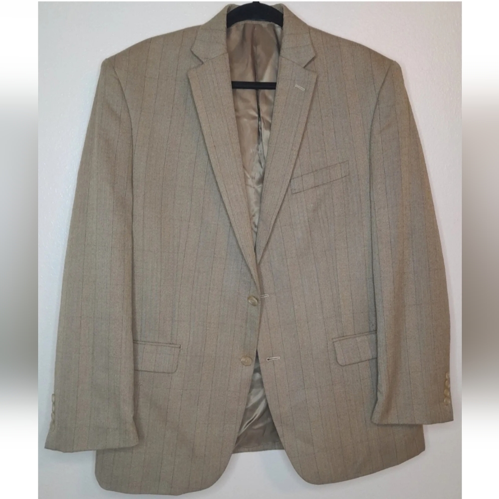 Lauren Ralph Lauren mens blazer Light Yellow Beige 2 Buttons Pre-owned